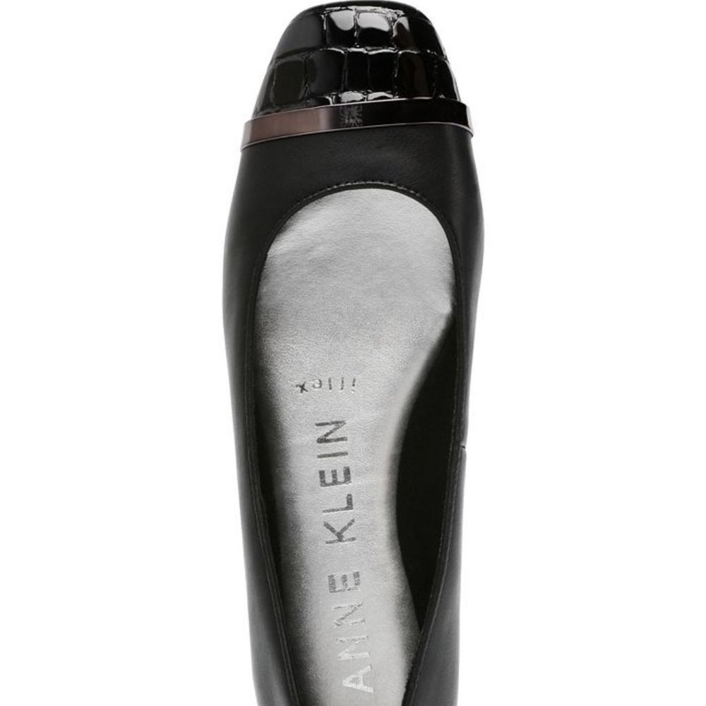 Anne Klein Rejoyce Flats NEW Black Sz 9